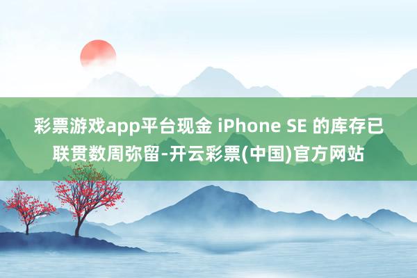 彩票游戏app平台现金 iPhone SE 的库存已联贯数周弥留-开云彩票(中国)官方网站
